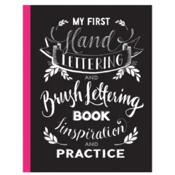 Hand & Brush Lettering øvingsbok – lær å tegne og male fine bokstaver!