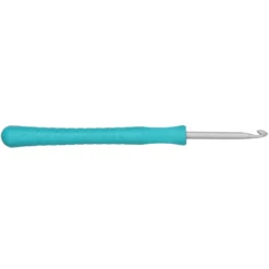 Heklenål Easy Grip, lengde 14 cm Ø4,0 mm –&nbsp;aluminium