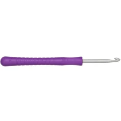 Heklenål Easy Grip, lengde 14 cm Ø4,5 mm –&nbsp;aluminium