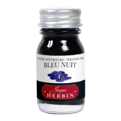 Herbin Fountain Ink 10 ml, blekk til reservoarpenner – blå / bleu nuit