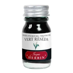 Herbin Fountain Ink 10 ml, blekk til reservoarpenner – grønn / vert reseda