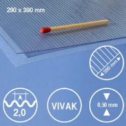 Hermoli ark korrugert pet 2 mm