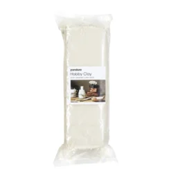 Hobby Clay Classic 2,5 kg lufttørkende hobbyleire, hvit
