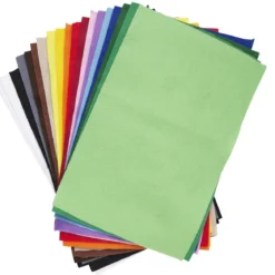 Hobbyfilt 20×30 cm, 20 stk. – hvitt, svart og alt derimellom