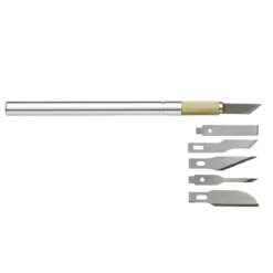 Hobbykniv metall 6 ulike blad