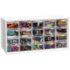 Hobbykommode fylt med en mengde hobby- og hobbytilbehør – 37,4×15,4×18,7 cm