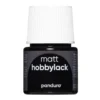 Hobbylakk matt Black 45 ml