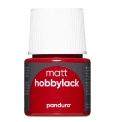 Hobbylakk matt Dark Red 45 ml