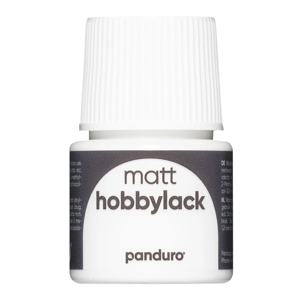 Hobbylakk matt White 45 ml