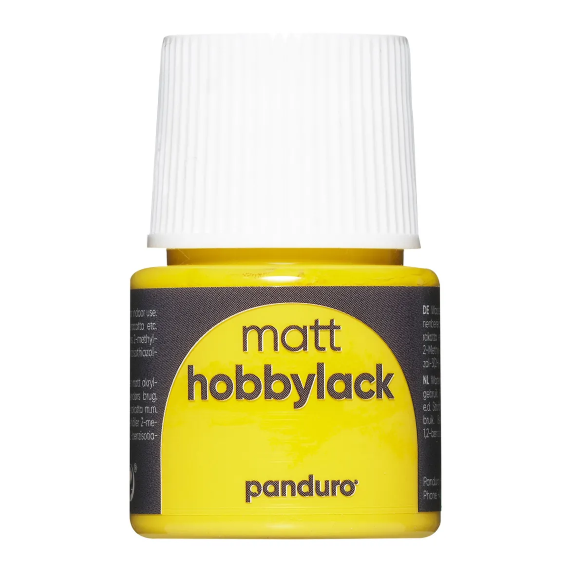 Hobbylakk matt Yellow 45 ml