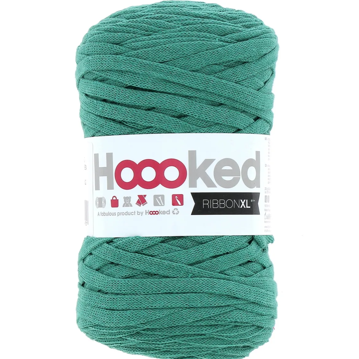 Hooked Ribbon XL garn 250 g mørkegrå – RXL49 Charcoal anthracite