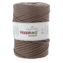 Hooked Zpagetti Medium trikotgarn 450 g taupe – Taupe shades ZP004–03, pris per stykk