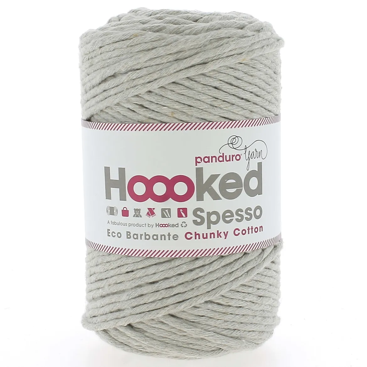 Hoooked Spesso Eco Barbante Chunky Cotton by Panduro Yarn – 500 g beige, Biscuit S300