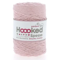 Hoooked Spesso Eco Barbante Chunky Cotton by Panduro Yarn – 500 g lyserosa, Blossom S510