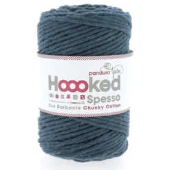 Hoooked Spesso Eco Barbante Chunky Cotton by Panduro Yarn – 500 g petroleum, Petrol S902