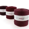Hoooked Zpagetti Medium trikotgarn 900 g vinrød – Bordeaux shades, pris per stykk
