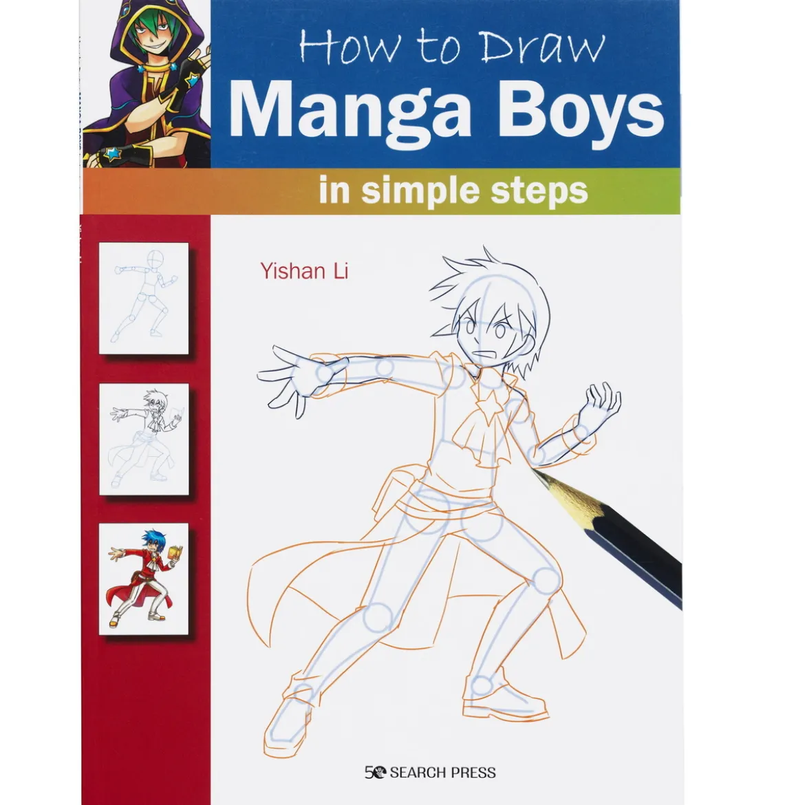 How to draw manga boys in simple steps, av Yishan Li