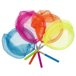 Håv med teleskopskaft, justerbar lengde 36,5–75 cm. Pris per stykk, selges assortert på nett