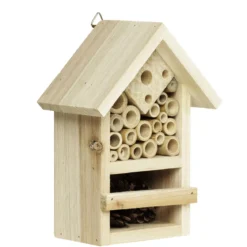 Insekthus insekthotell 13×8×18 cm i lyst, ubehandlet FSC®-merket tre