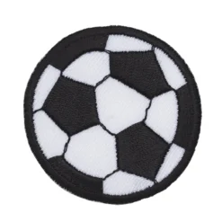 Iron-on stoffmerke fotball, Ø 50 mm