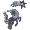 Iron-on unicorn / enhjørning denim