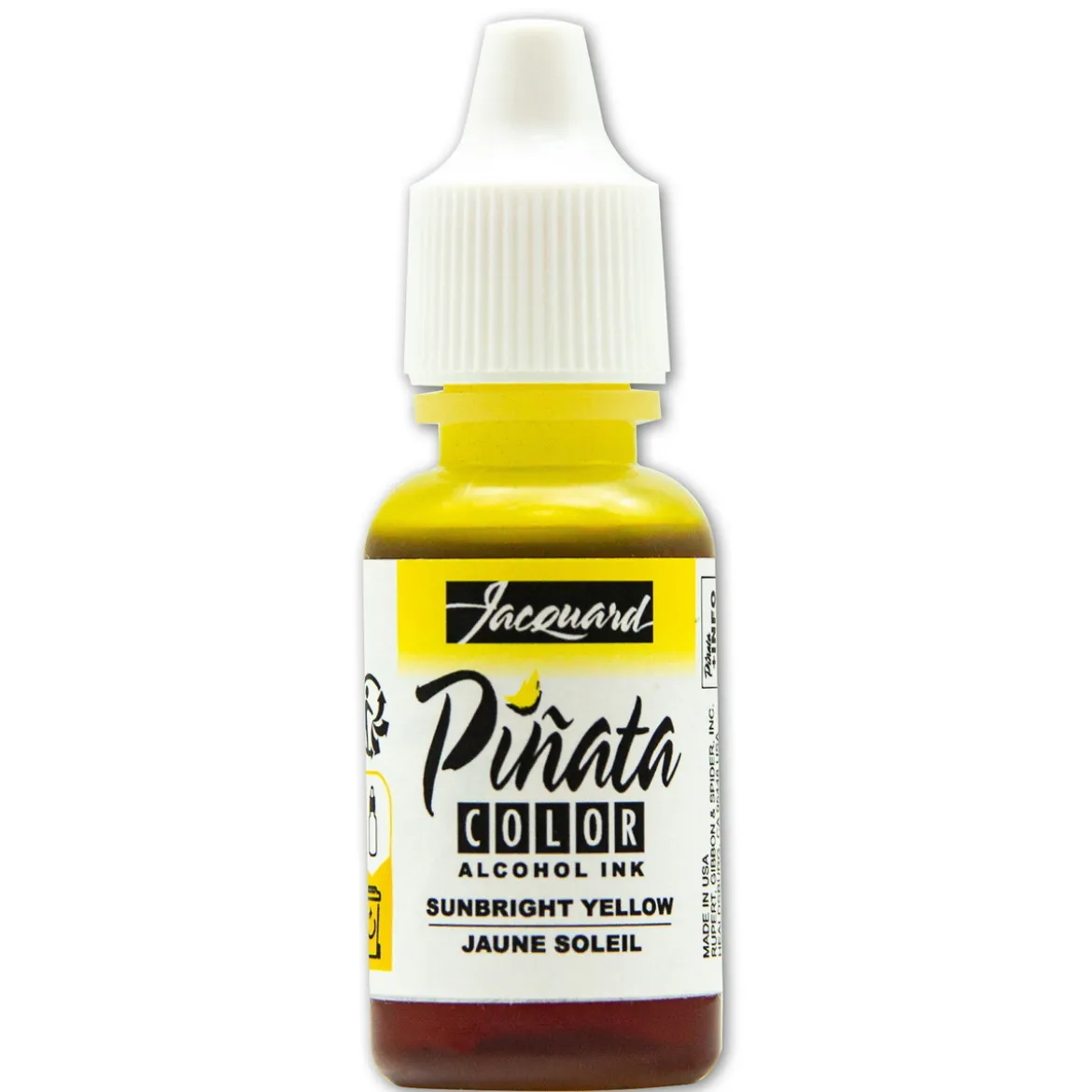 Jacquard Piñata Alcohol ink Sunbright Yellow 002 15 ml