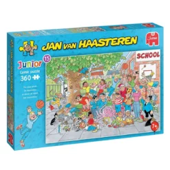 JvH Junior puslespill The Class Photo – barnepuslespill med 360 biter av Jan van Haasteren, 49×35 cm