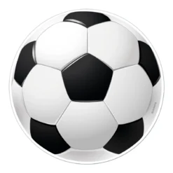 Kakebilde fotball Ø15,5 cm