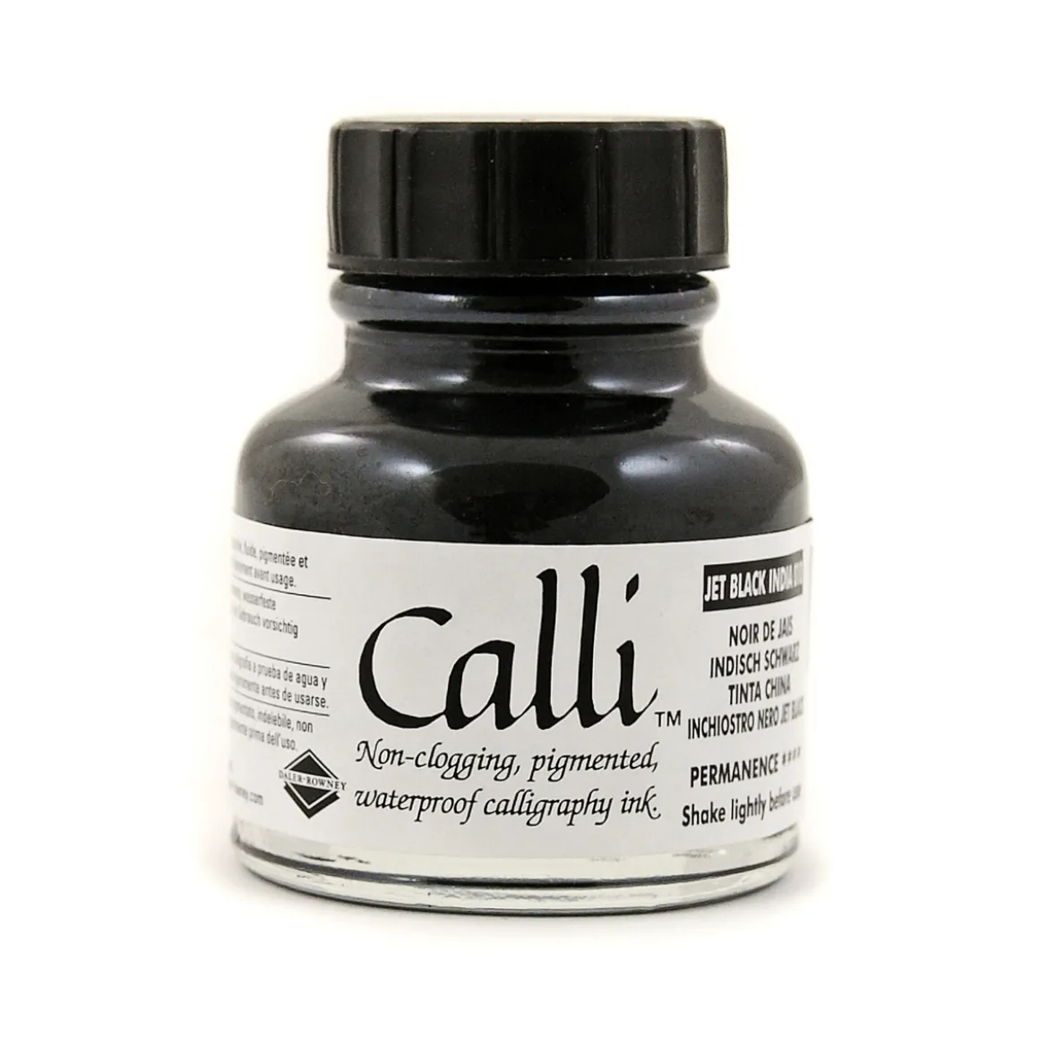 Kalligrafitusj Jet Black India