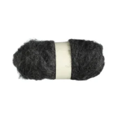 Kardet ull 50 g antrasittmelert