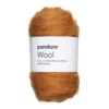 Kardet ull 50 g kamelbrun