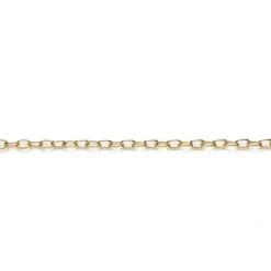 Kjede Gullfarget 5 mm 1 m