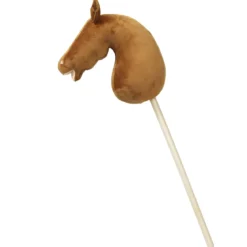 Kjepphest Dartmoor – udekorert hest med trepinne, lengde 85 cm