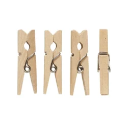 Klesklyper natur 30 mm 48 stk.