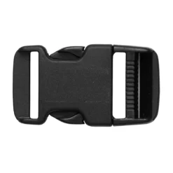 Klikkspenne plast Sort 30 mm