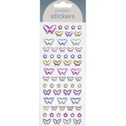 Klistremerker puffy stickers 163 glinsende gullhjerter – 162 små og 1 stort