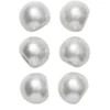 Knapper med perlemorskimmer, 6 stk. Ø8 mm