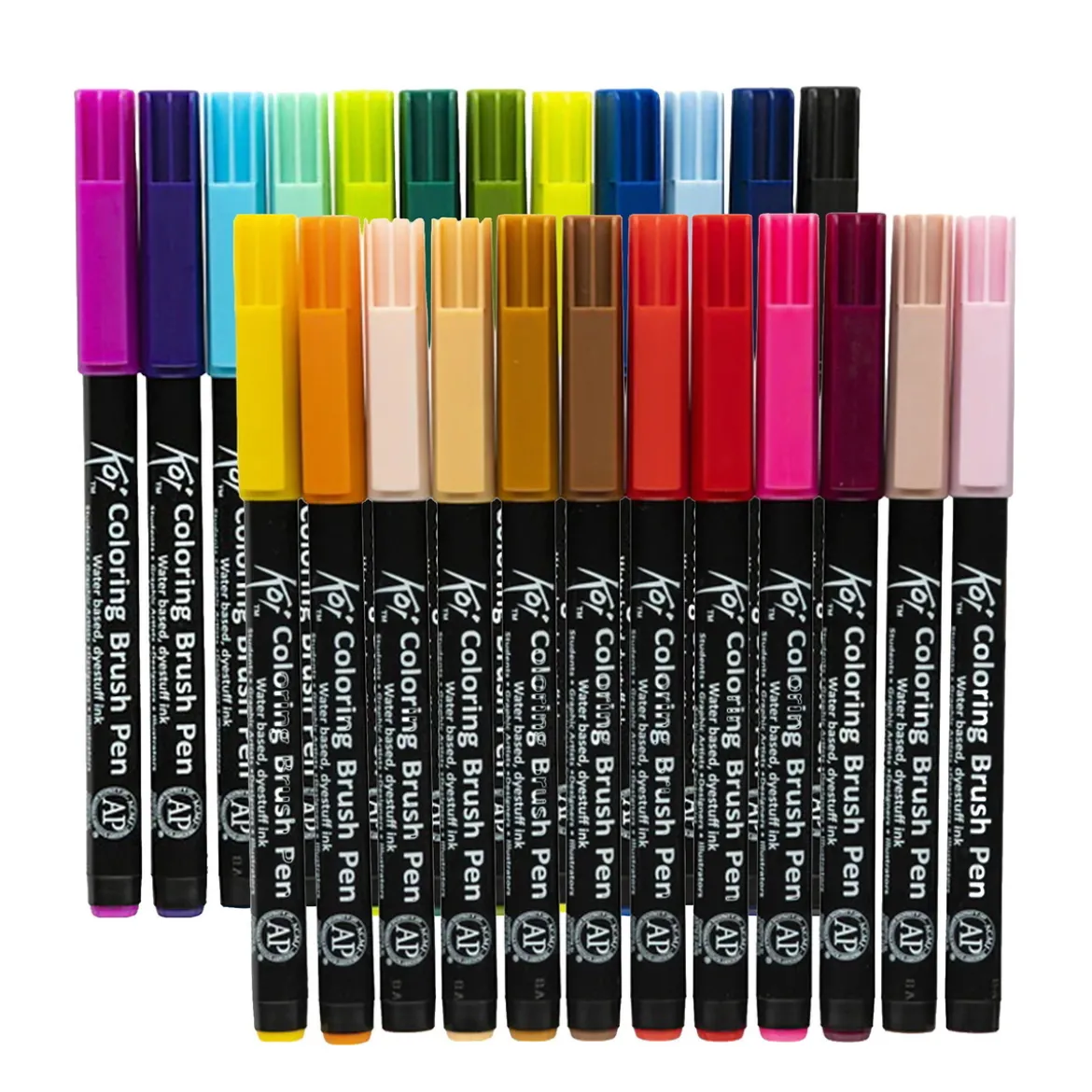 Koi Color Brush Pen sett 24stk