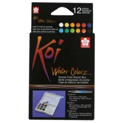 Koi Water Colors Sketch Box 12
