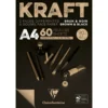 Kraft blokk A4 Brown/Black