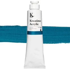 Kreatima Acrylic akrylmaling 120 ml – Turquoise PB 15:3 PG 7 PW 6