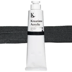 Kreatima Acrylic akrylmaling 120 ml – Carbon Black PBk 7 PR 101