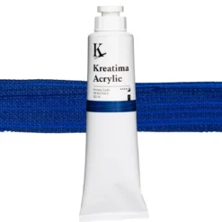 Kreatima Acrylic akrylmaling 120 ml – Primary Cyan PB 15:3 PW 6