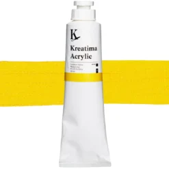 Kreatima Acrylic akrylmaling 120 ml – Cadmium Yellow Medium Hue PY 3 PY 74 PW 6