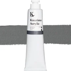 Kreatima Acrylic akrylmaling 120 ml – Neutral Grey PW 6 PBk 7