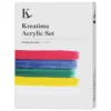 Kreatima Acrylic akrylmaling, Primary Set 5×60 ml – primærfarger