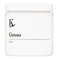 Kreatima Gesso, hvit grunningsmaling for akrylmaling, 250 ml
