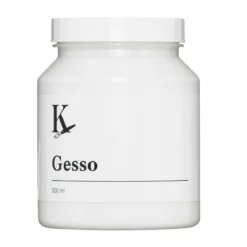 Kreatima Gesso, hvit grunningsmaling for akrylmaling, 500 ml