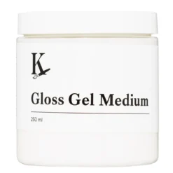 Kreatima Gloss Gel Medium, blankt gelbasert medium for akrylmaling, 250 ml
