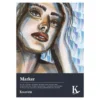 Kreatima Marker tegneblokk for markers og tusjpenner, A3 (297×420 mm), 20 ark, 250 g/m²
